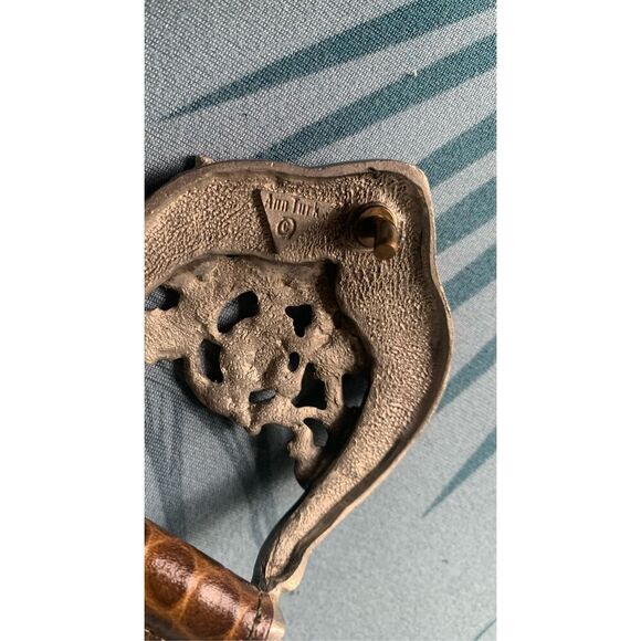 Glen Miller for Ann Turk brown Leather Silver Leaf Buckle Belt 34” - Picture 3 of 6